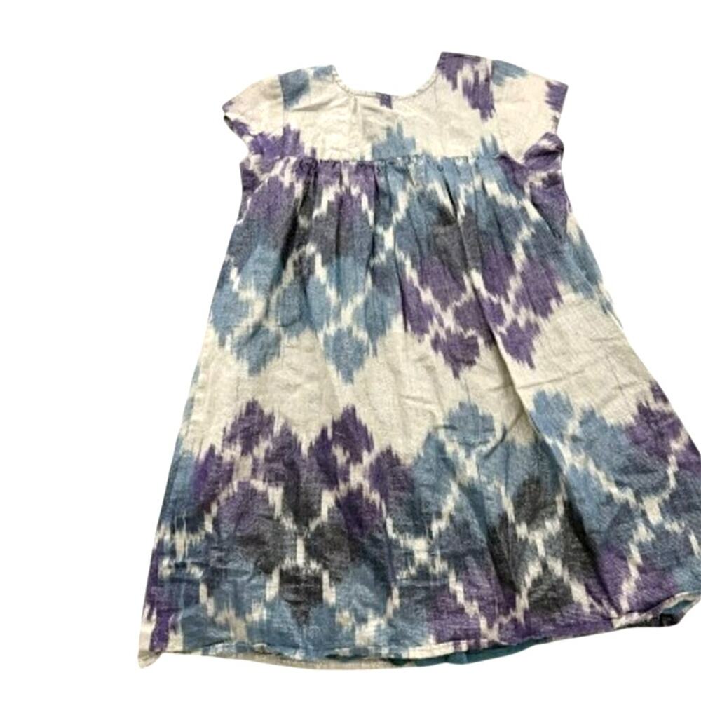 Pink Chicken NY Girls Purple, Teal, Silver Metallic Dress 6Y